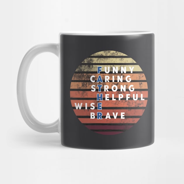 Strong Dad Quotes Mug by Owl Canvas